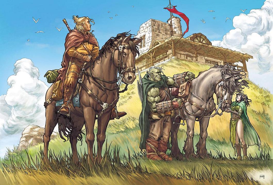 Dragonero gioco di ruolo, illustrazione G.Pagliarani, edito da Wyrd Edizioni