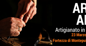 Arte e Arti a Montepulciano mostra mercato di artigianato artistico locandina