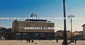 Mercato delle pulci piazza Ghiberti a Firenze. Ex mercato dei Ciompi. Domenica 27 marzo 2016